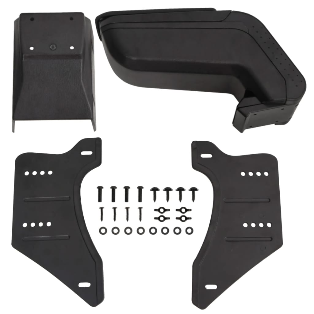 Vidaxl Armlast Universal 14x30x (32-48,5) cm ABS Schwarz
