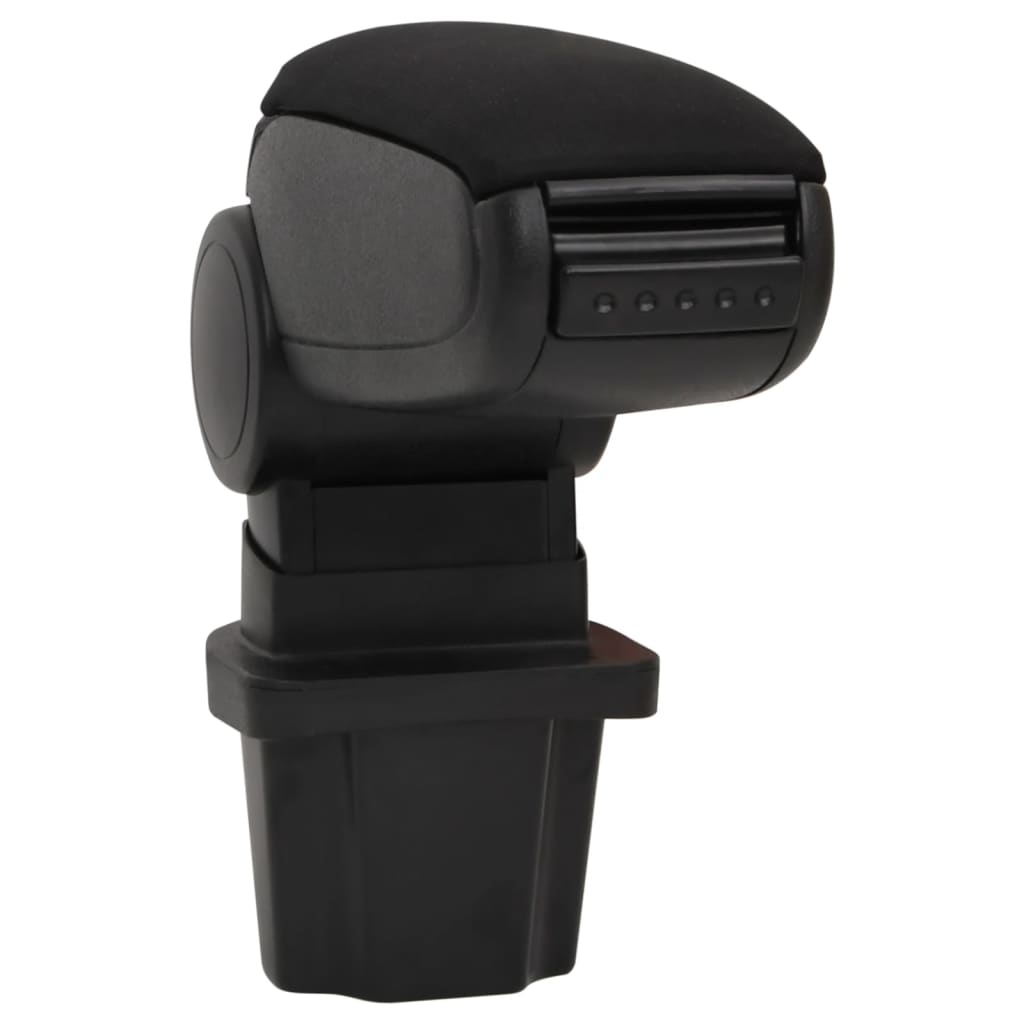 Vidaxl Armrest 13.5x32.5x (31-46.5) CM ABS Black