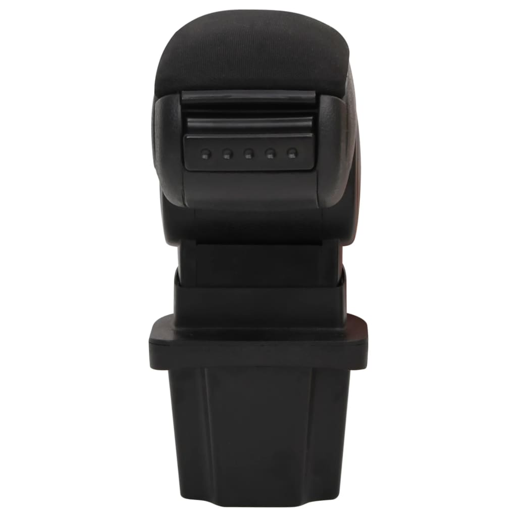 Vidaxl Armrest 13.5x32.5x (31-46.5) CM ABS Black