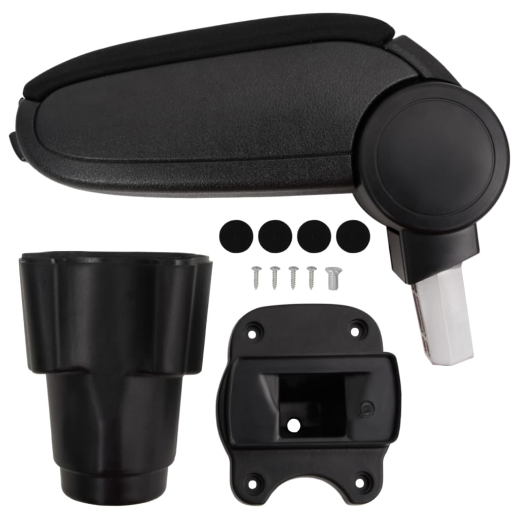 Vidaxl Armrest 12x33x (34-50) cm ABS sort