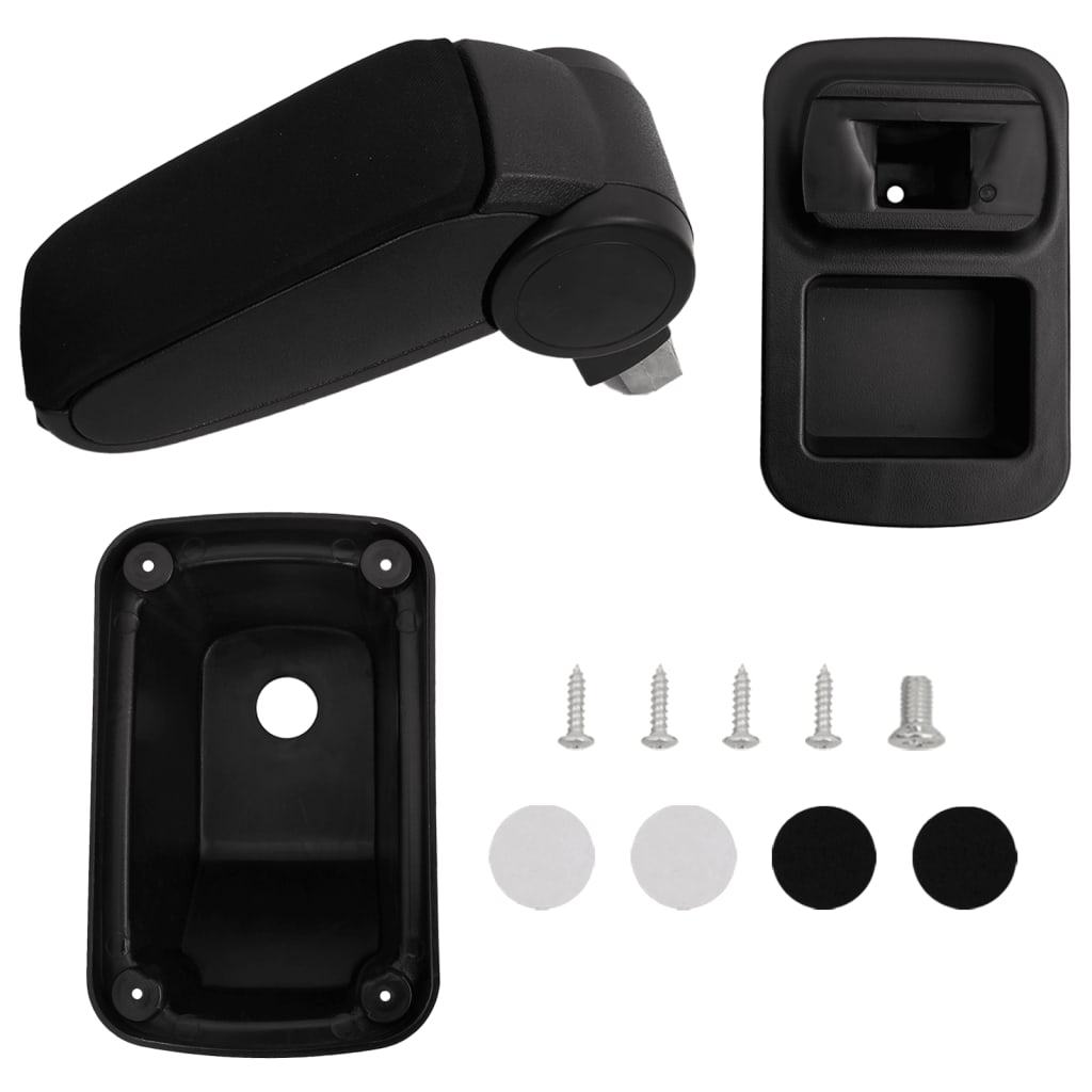 Vidaxl Armrest 14x33x (30-45,5) cm ABS sort
