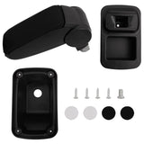 Vidaxl Armrest 14x33x (30-45,5) cm ABS sort