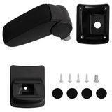 Vidaxl Armrest 13x33x (31-48) cm ABS Sort