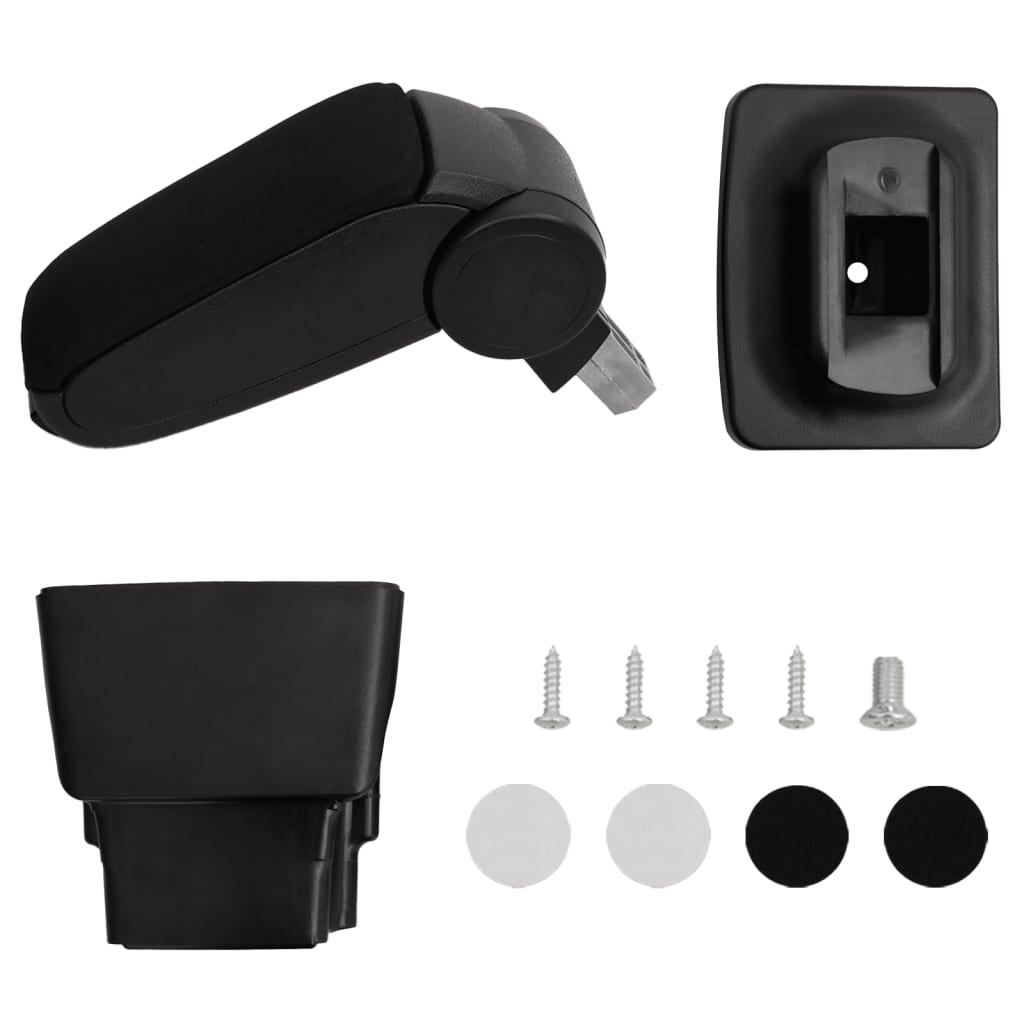 Vidaxl Armrest 16x32x (35-50,5) cm ABS Sort