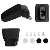 Vidaxl Armrest 16x32x (35-50,5) cm ABS Sort