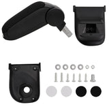 Vidaxl Arms RORM 15x35x (30-47) cm abs črna