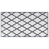 VidaXL outside rug reversible 80x150 cm navy blue and white