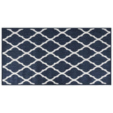 VidaXL outside rug reversible 80x150 cm navy blue and white