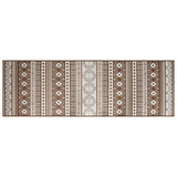 Vidaxl uden for tæppet reversibel 80x250 cm brun og hvid