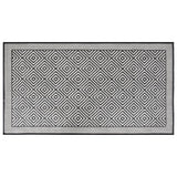 Vidaxl uden for tæppet reversibel 80x150 cm grå og hvid