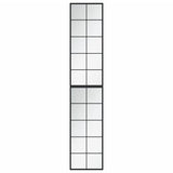 Specchi da parete Vidaxl 2 PC 100x40 cm in metallo nero