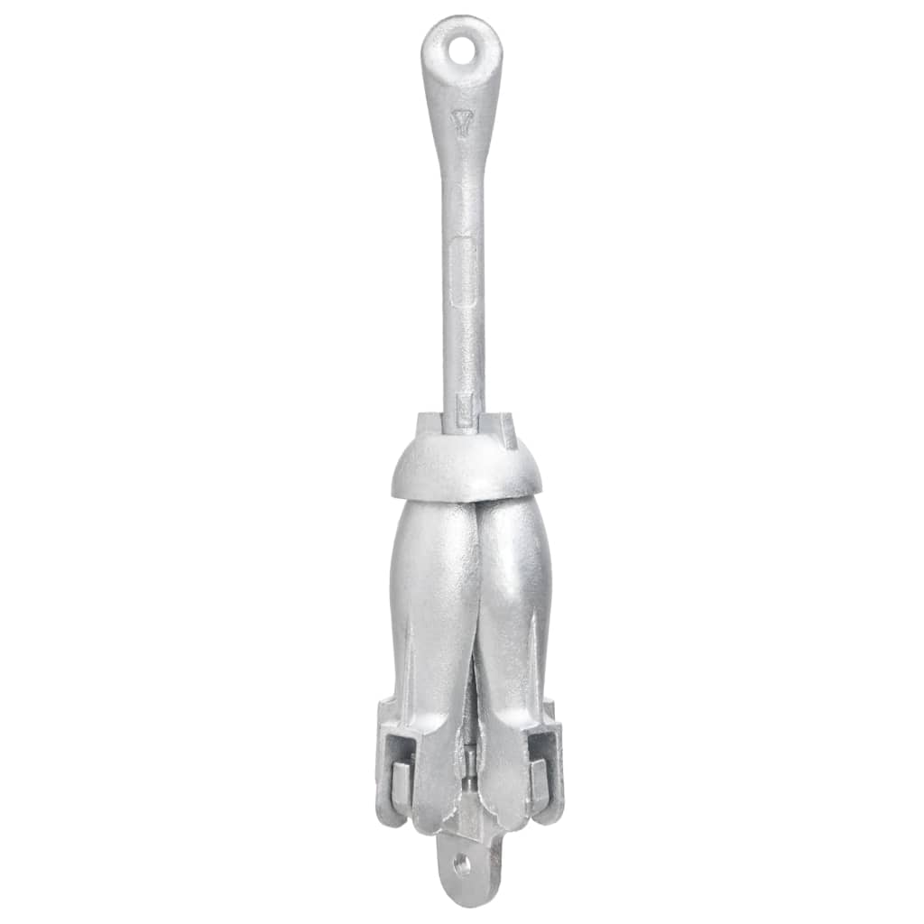 Vidaxl Anchor pieghevole 1,5 kg di argento in ferro battuto colorato