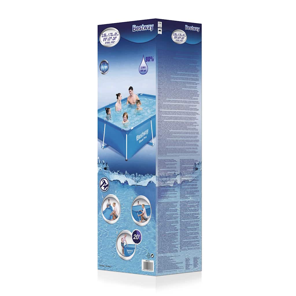 BESTE STELE PRO Schwämm mat Stol Frame 259x170x61 CM 56403