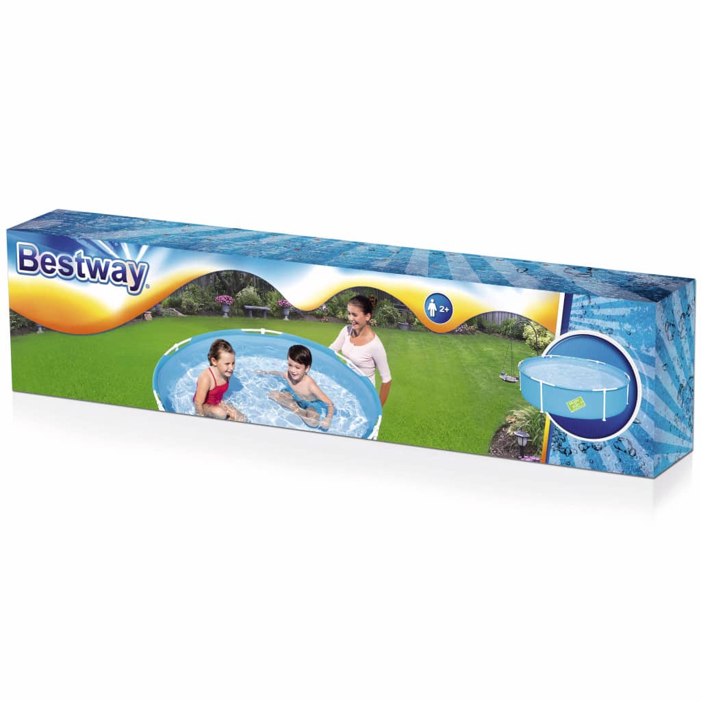Bescht Schwämm mäi éischte Frame Pool 152 cm