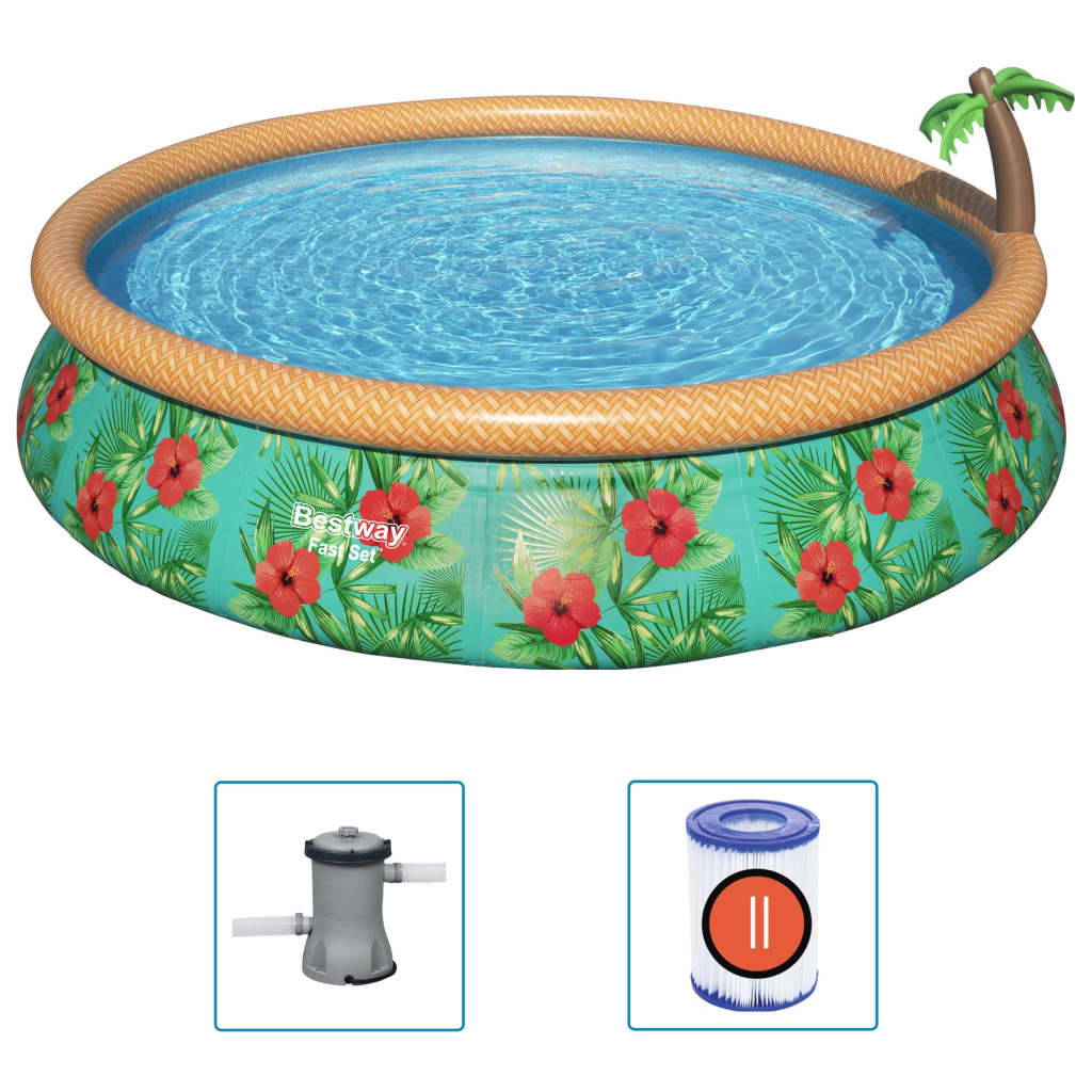 BESCHT FAST SET SET SET SETTING POP SET SET Paradise Palms onfloatablen 457x84 cm