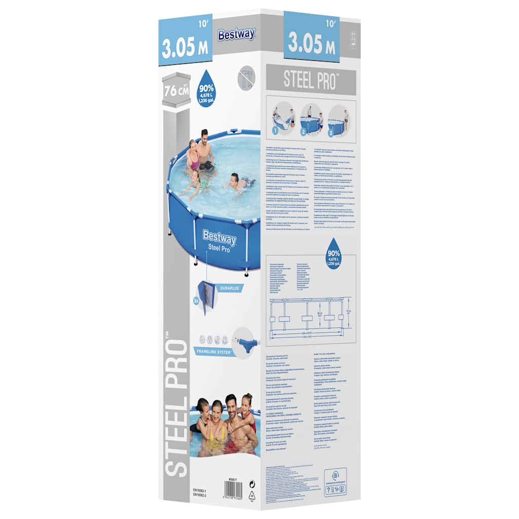 Bestwung schwammen Pool Stol Pro 305x76 cm