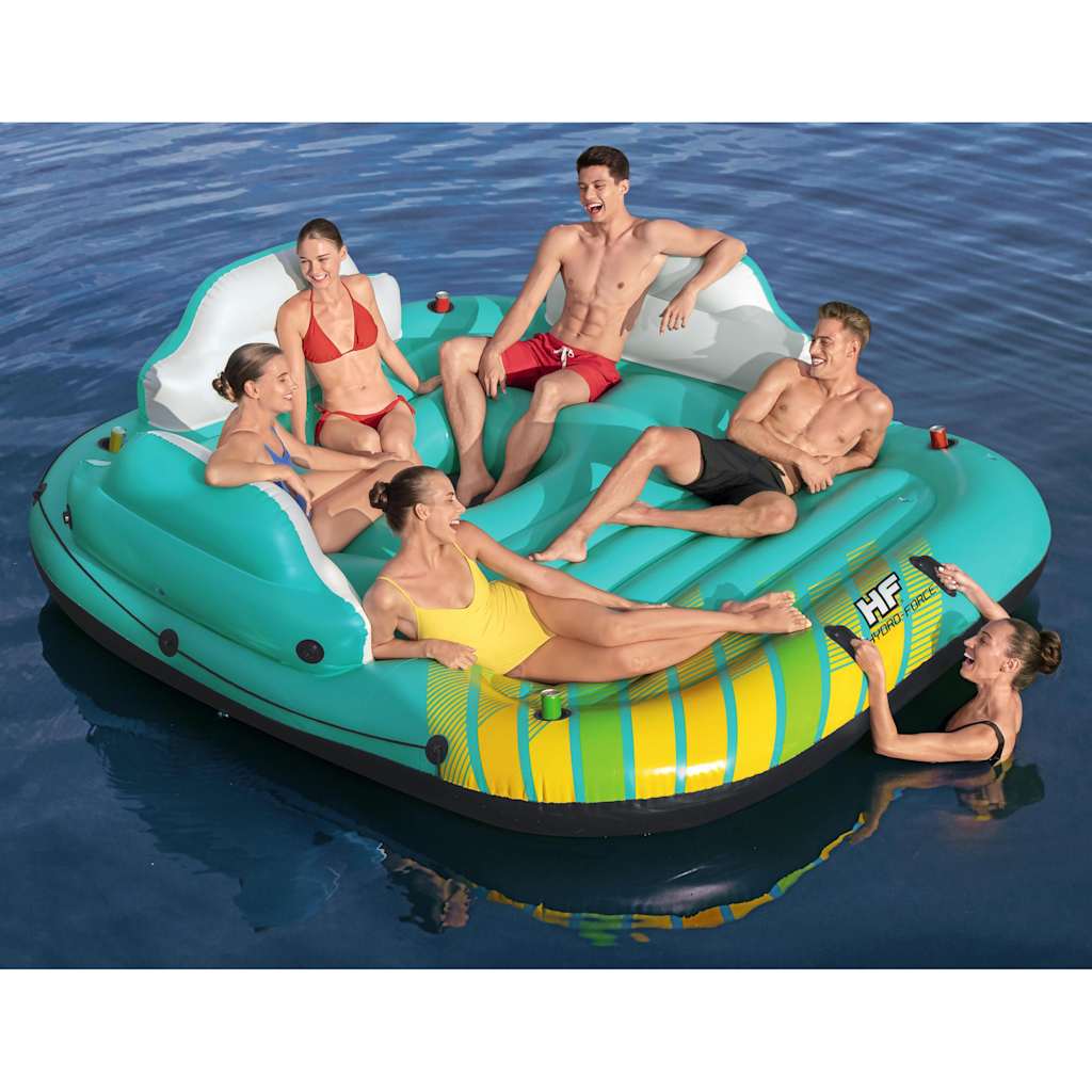 Bescht Fahrinsel sonneg Sonnenopgang Lounge 5-Persoun inflatable 291x265x83 cm