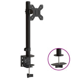 Support de moniteur Vidaxl Vesa 75 100 mm en acier noir