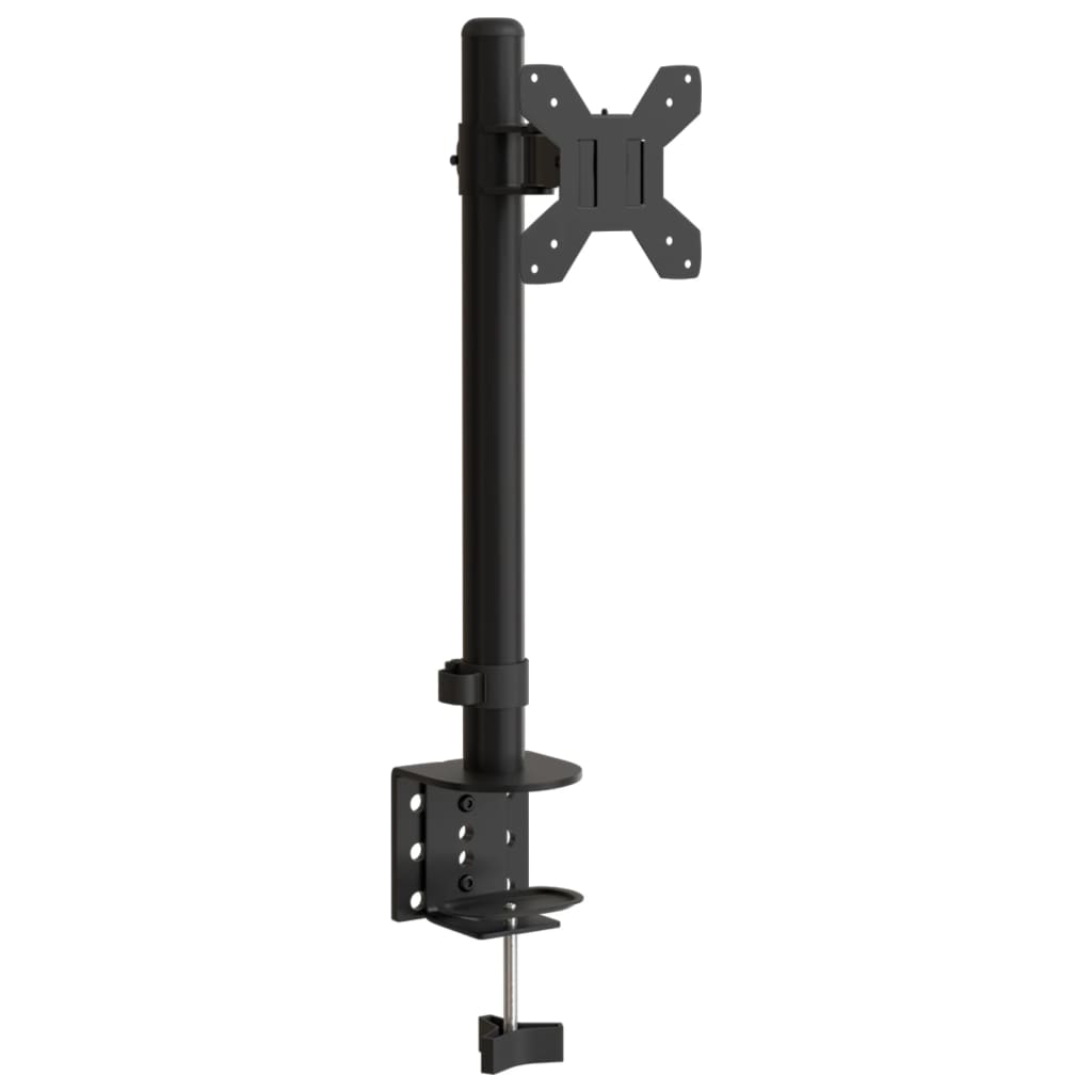 Support de moniteur Vidaxl Vesa 75 100 mm en acier noir