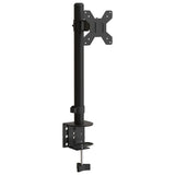 Support de moniteur Vidaxl Vesa 75 100 mm en acier noir