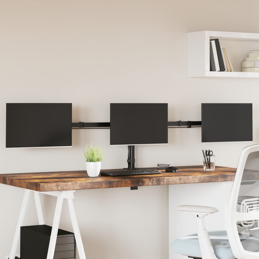 Standardy vidaxl monitoru Driebel Vesa 75 100 mm ocel černá
