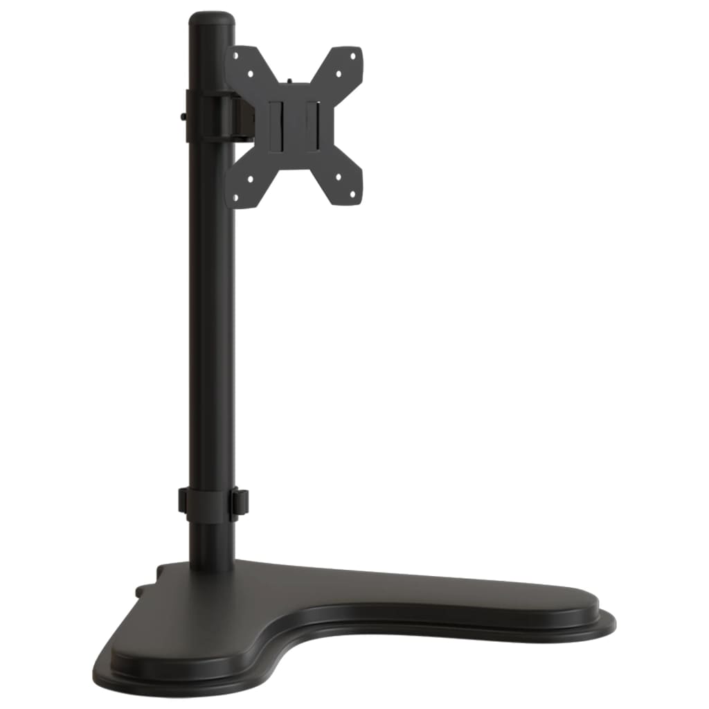 Vidaxl monitor nosilec VESA 75 100 mm črno jeklo