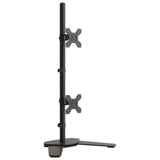 Vidaxl Monitor Standard Double Vesa 75 100 mm ocel černá