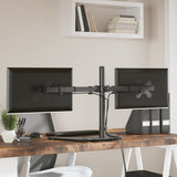 Vidaxl Monitor Standard Double Vesa 75 100 mm ocel černá