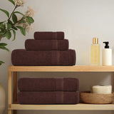Vidaxl Asciugamani per doccia 10 ST 70x140 cm 360 g m² 100% di cotone marrone