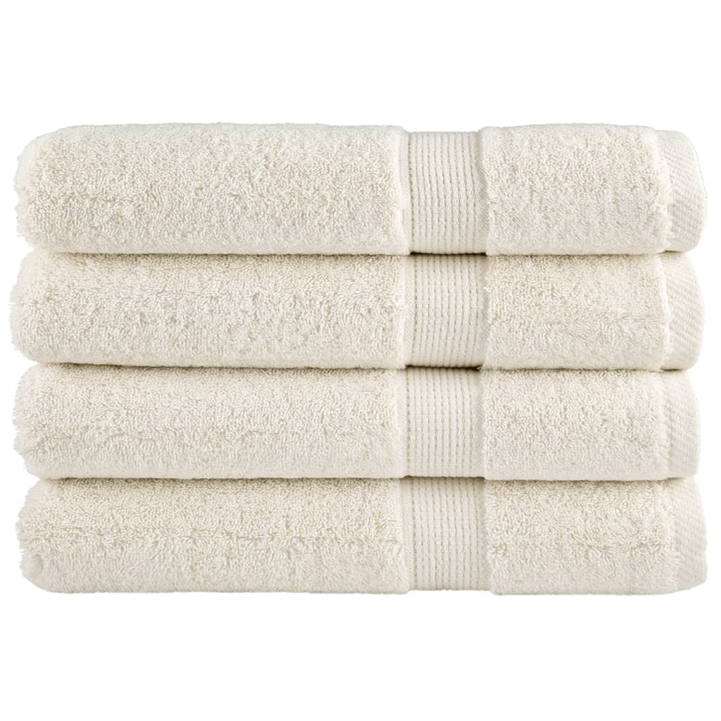 Serviettes Vidaxl Solund 4 PCS 600 G M² 100x200 cm CRAME -COLORÉ