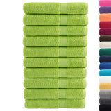 Serviettes Vidaxl Solund 10 pcs 600 g m² 100x200 cm vert pomme