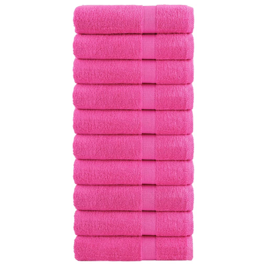 Serviettes de bain vidaxl solund 10 st 600 g m² 100x150 cm