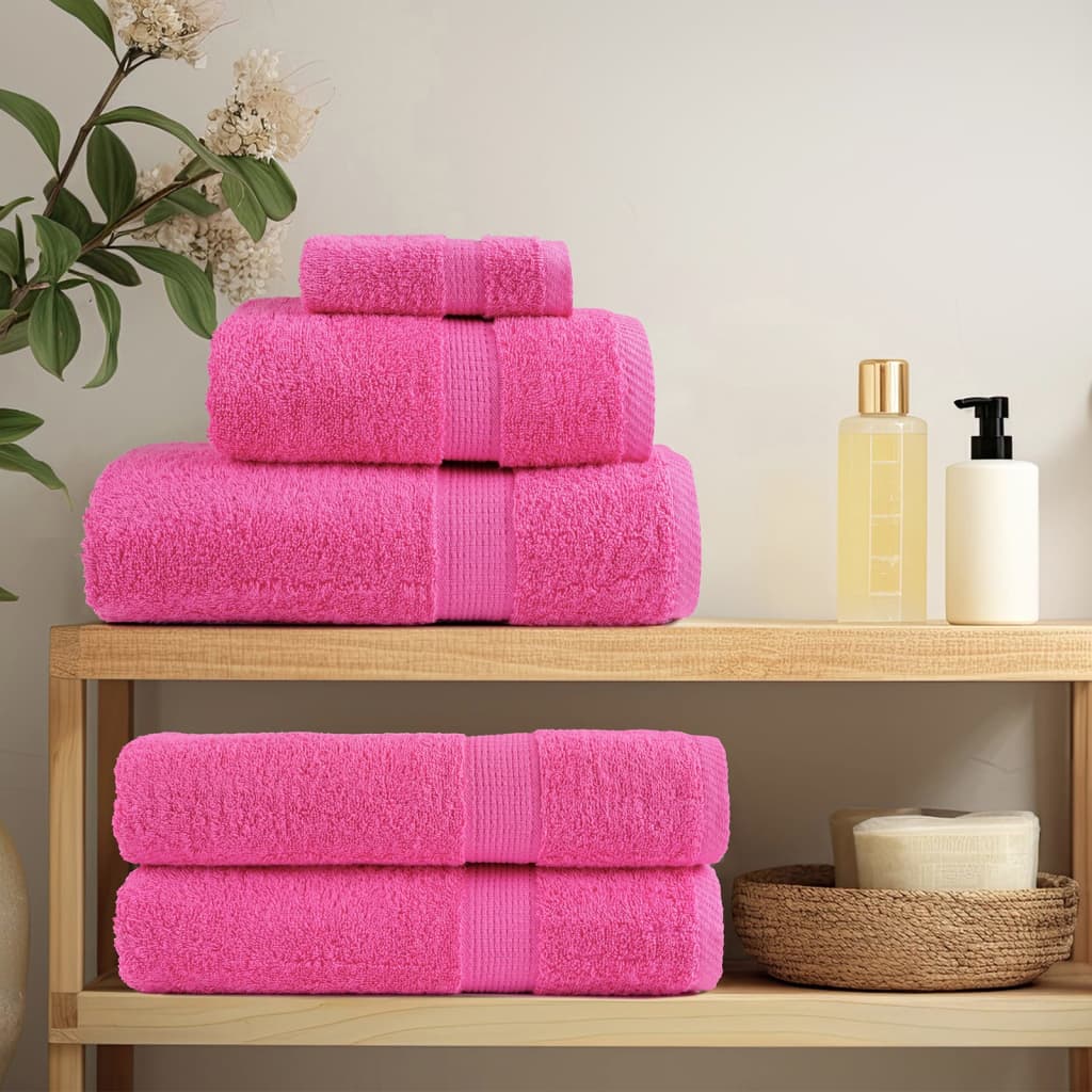 Serviettes de bain vidaxl solund 10 st 600 g m² 100x150 cm