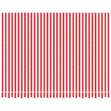 VidaXL Replacement cloth for Luifel Striped 3.5x2.5 m Red and White