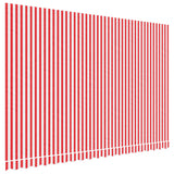 Nadomestna krpa Vidaxl za Luifel Striped 4,5x3 m rdeča in bela