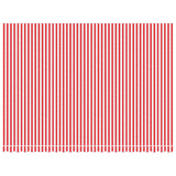 Vidaxl vervangingsdoek voor luifel gestreept 5x3,5 m rood en wit