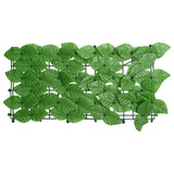 Schermo del balcone Vidaxl con foglie verdi 200x150 cm