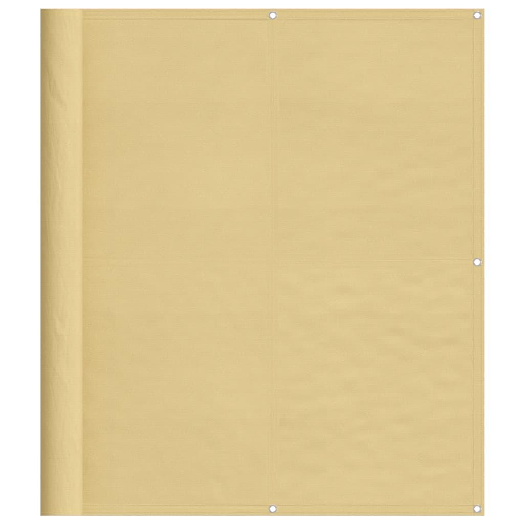 Obrazovka balkonu Vidaxl 120x800 cm 100% Oxford Polyester písek -