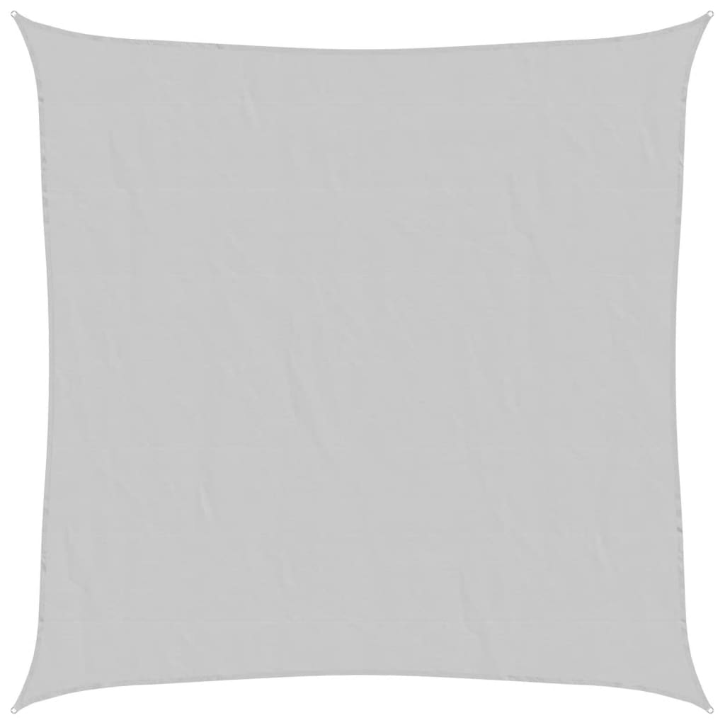 Vidaxl Zonnezeil 4,5x4,5 m 100% polyester oxford světle šedá