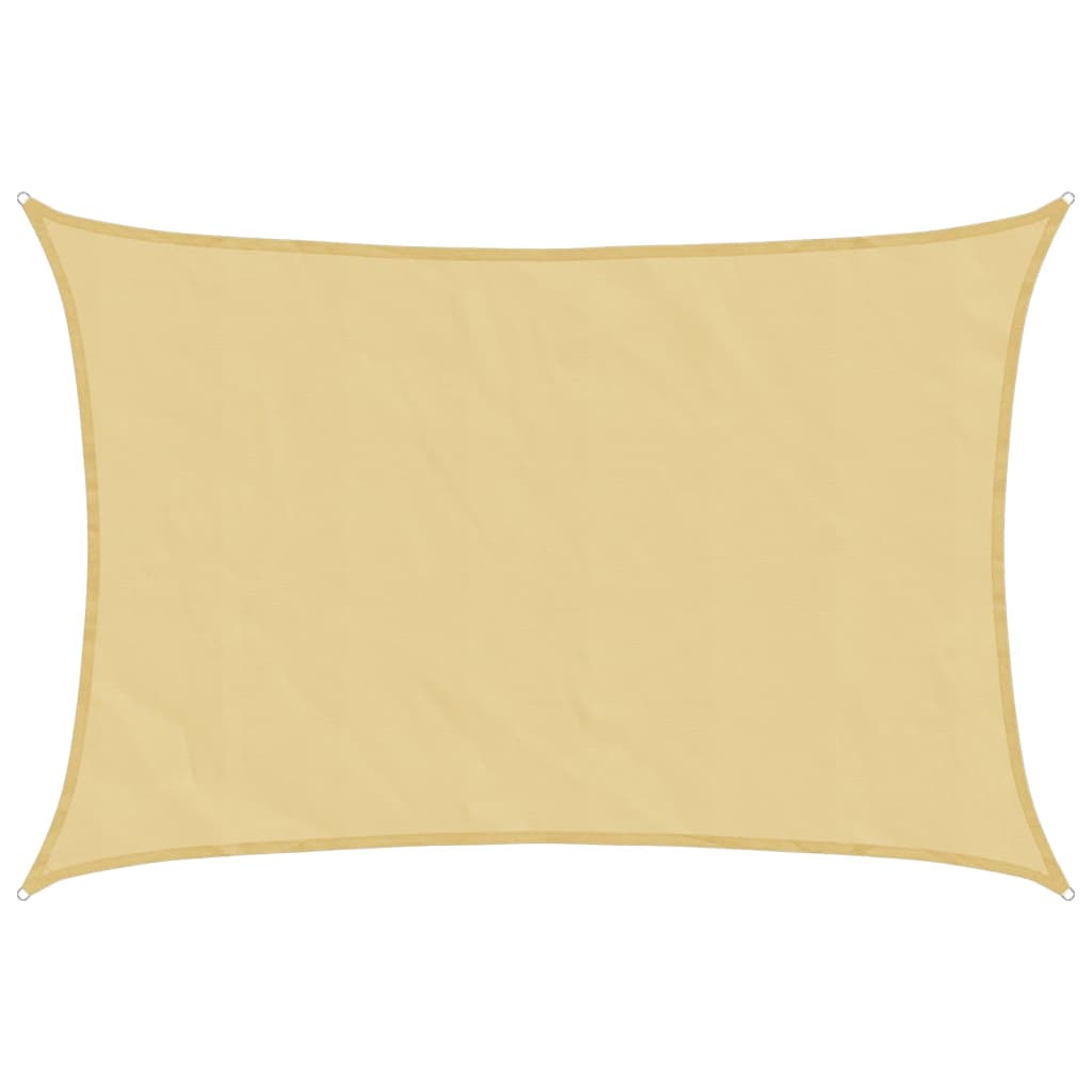 Vidaxl Zonnezeil 4,5x3 m 100% polyester oxfordský písek -