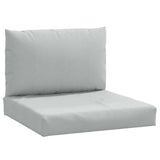 Vidaxl Pallet cushions 2 st fabric mixed light gray