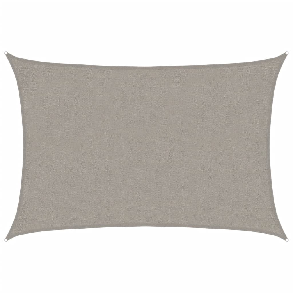 Vidaxl Zonnezeil 160 g m² Rectangular 2x3 m HDPE light gray
