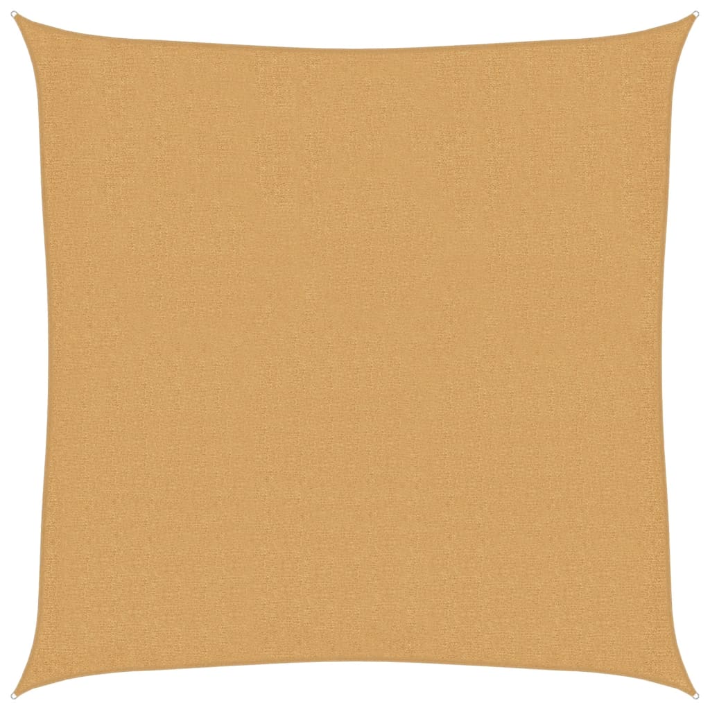 Vidaxl Zonnezeil 160 g m² Square 2x2 m HDPE Sand -colored
