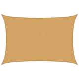 Vidaxl Zonnezeil 160 g m² rektangulær 2,5x3,5 m HDPE Sand -farvet