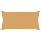Vidaxl Zonnezeil rektangulær 160 g m² 2,5x5 m HDPE Sand -farvet
