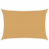 Vidaxl Zonnezeil 160 g m² Rectangular 3.5x5 m HDPE sand -colored