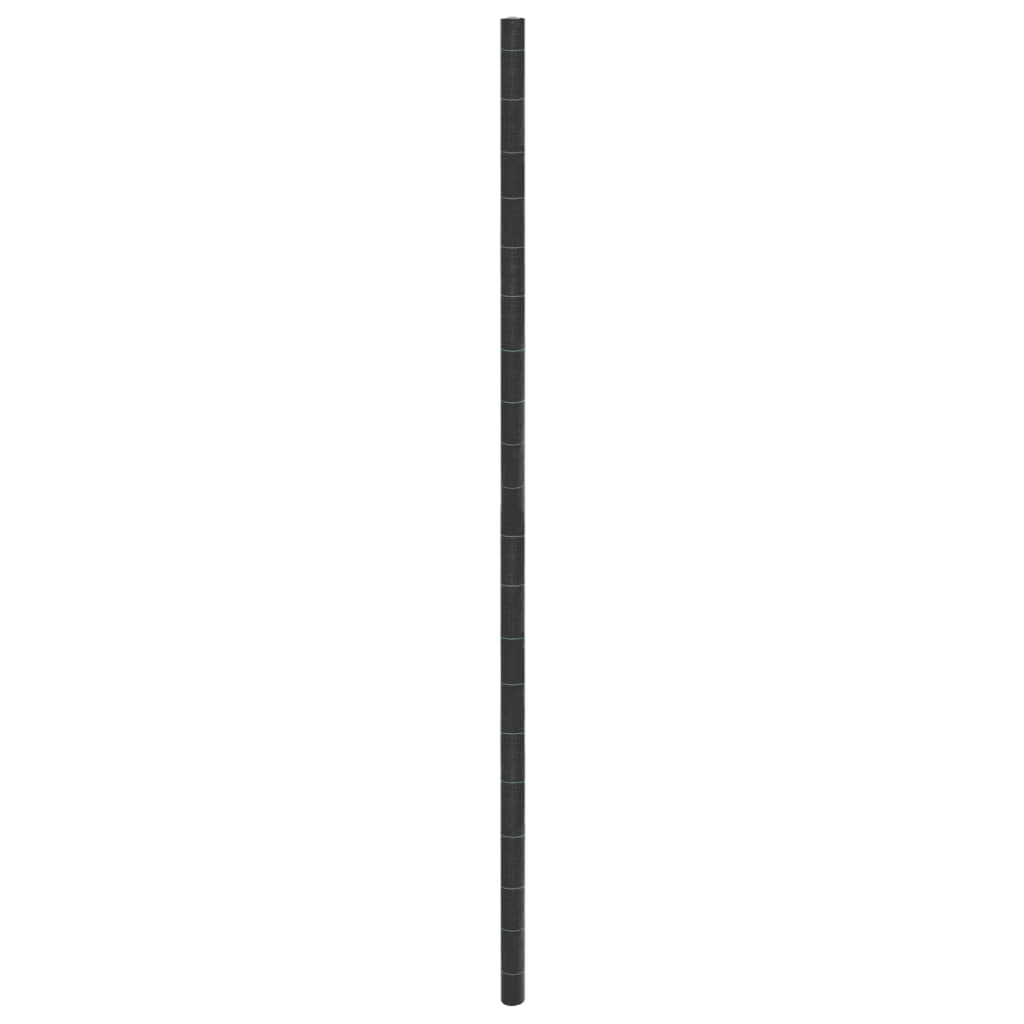 Vidaxl Carrot tissu 4x25 m polypropène noir
