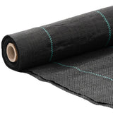 Vidaxl Carrot tissu 4x25 m polypropène noir