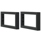 Guardaces de pared Vidaxl para fregadero 2 st rectangular acero negro