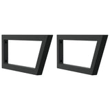 Nástěnné konzoly Vidaxl pro dřez 2 ST Trapezoidální ocel černou